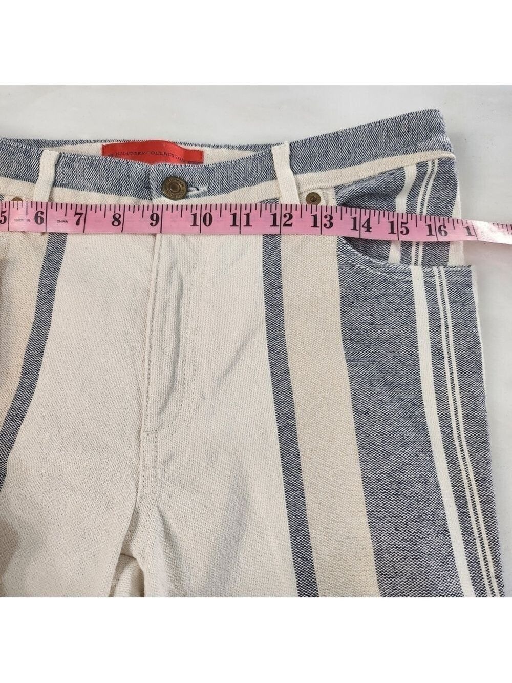 Hilfiger Striped Denim Jeans Made In ITALY - Picture 5 of 8